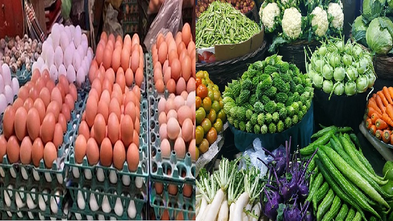 ডিমে বাড়তি দাম,সবজিতে স্বস্তি 