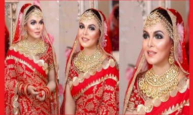 এবার হুমায়ূন আহমেদের স্ত্রী শাওনের বধূ সাজের ছবি ভাইরাল